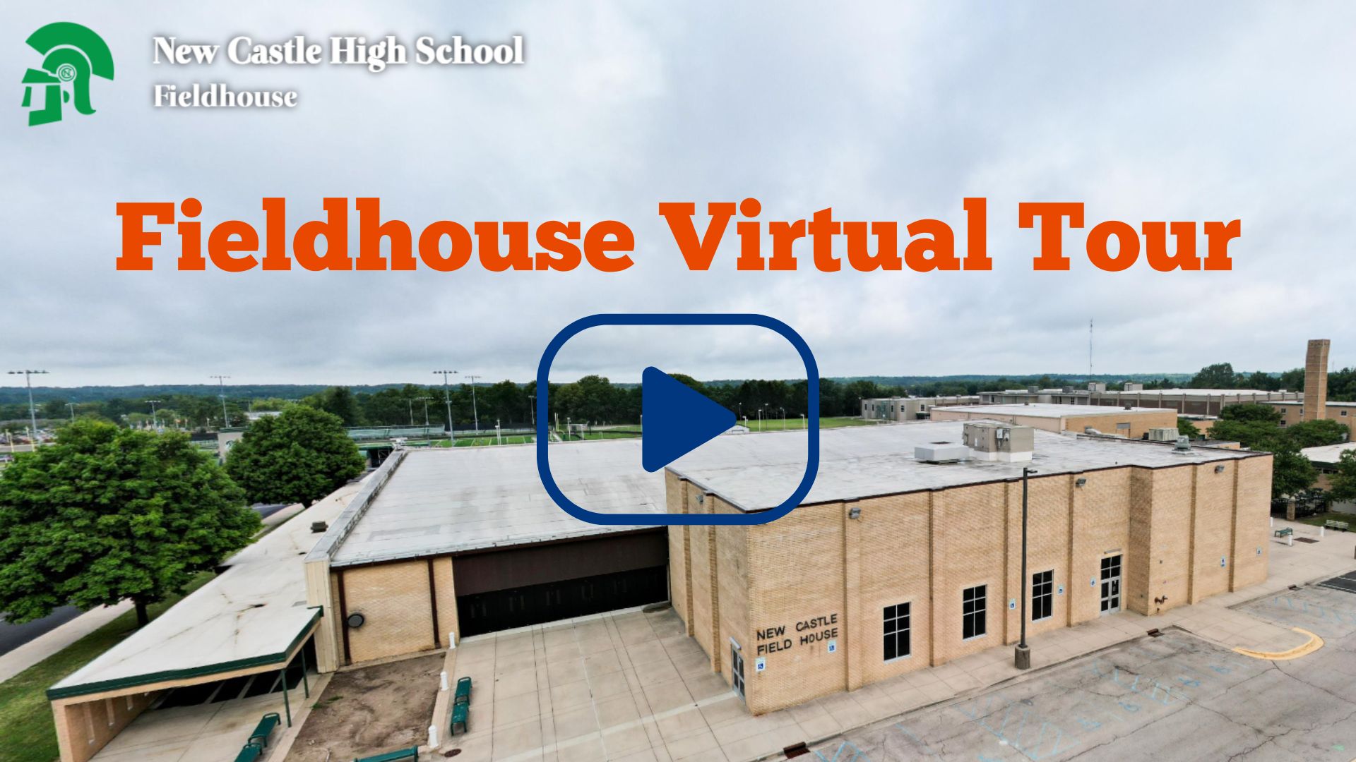 Preview image for Fieldhouse Virtual Tour. Leads to a virtual tour of the New Castle High School Fieldhouse. 